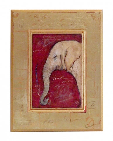 Obraz - Portret słonia - reprodukcja na płycie A1417 32X41 cm. - Obrazy Reprodukcje Ramy | ergopaul.pl