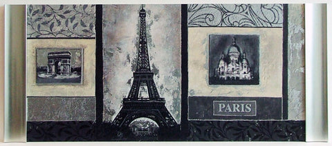 Obraz - Symbole Paryża - reprodukcja w półramie CA3015 100x49 cm - Obrazy Reprodukcje Ramy | ergopaul.pl