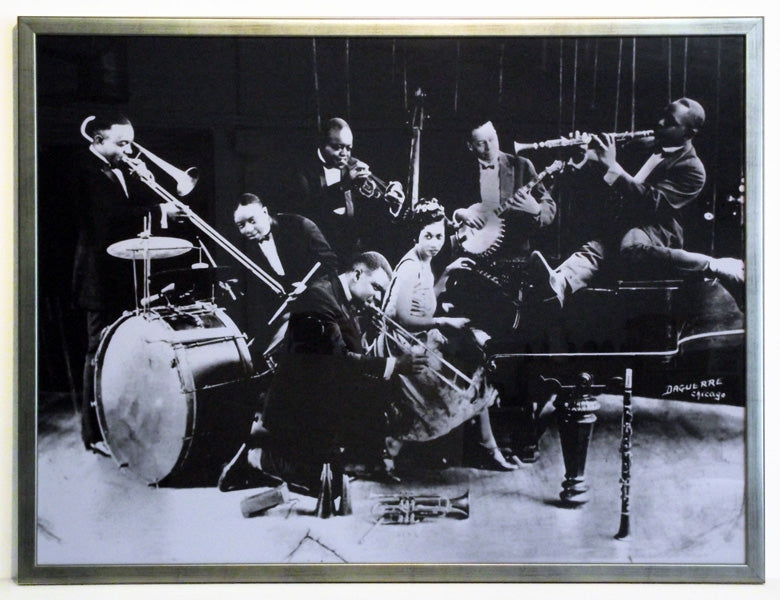 Obraz - Jazz Band - reprodukcja w ramie 3AP1491 80x60 cm - Obrazy Reprodukcje Ramy | ergopaul.pl