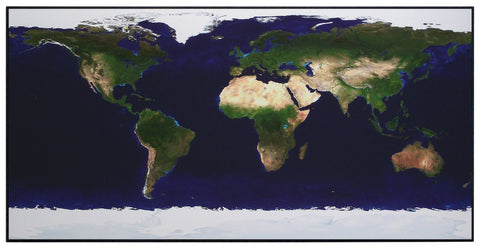 Obraz - Ziemia za dnia, fotografia NASA - reprodukcja na płycie 2AP2989 101x51 cm - Obrazy Reprodukcje Ramy | ergopaul.pl