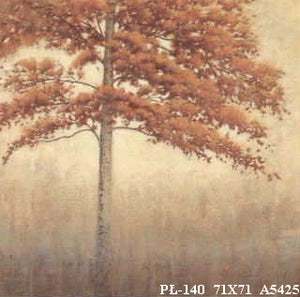 Obraz - Drzewa w beżach - reprodukcja na płycie A5425 71x71 cm - Obrazy Reprodukcje Ramy | ergopaul.pl
