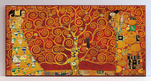 Obraz - Gustav Klimt-'Drzewo Życia' - reprodukcja na płycie 2GK735 101x51 cm. - Obrazy Reprodukcje Ramy | ergopaul.pl