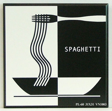 Obraz - Minimalistyczna kuchnia, spaghetti - reprodukcja na płycie VN1003 31x31 cm - Obrazy Reprodukcje Ramy | ergopaul.pl