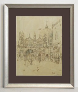 Obraz - Plac św. Marka, Wenecja - reprodukcja WI010036 oprawiona w ramę 37x45 cm