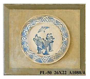Obraz - Porcelanowy talerzyk - reprodukcja na płycie A1088/4 26x22 cm - Obrazy Reprodukcje Ramy | ergopaul.pl