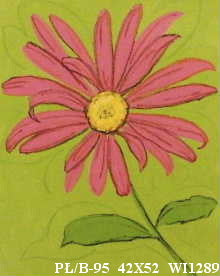 Obraz - Kwiaty w wesołych kolorach - reprodukcja na płycie WI1289 42x52 cm - Obrazy Reprodukcje Ramy | ergopaul.pl