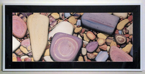 Obraz - Kolorowe kamienie - reprodukcja w ramie GD106R 100x48 cm - Obrazy Reprodukcje Ramy | ergopaul.pl