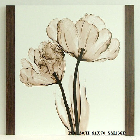 Obraz - Tulipany, X-Ray - reprodukcja w półramie SM138P 61x70 cm - Obrazy Reprodukcje Ramy | ergopaul.pl