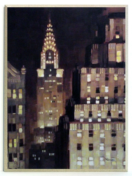 Obraz - Manhattan nocą - reprodukcja na płycie A6078 31x41 cm - Obrazy Reprodukcje Ramy | ergopaul.pl