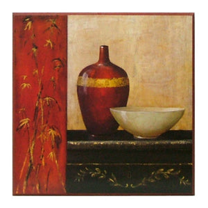 Obraz - Orientalna kompozycja z naczyniami - reprodukcja A4224 na płycie 51x51 cm. - Obrazy Reprodukcje Ramy | ergopaul.pl