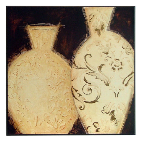Obraz - Dwie gliniane wazy - reprodukcja A5454 na płycie 71x71 cm. - Obrazy Reprodukcje Ramy | ergopaul.pl