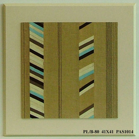 Obraz - Abstrakcja geometryczna, kolorowa jodełka - reprodukcja na płycie PAS1014 41x41 cm - Obrazy Reprodukcje Ramy | ergopaul.pl