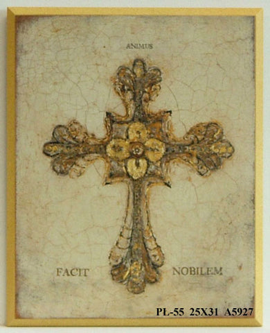 Obraz - Akcenty antyczne, łaciński krzyż - reprodukcja na płycie A5927 25x31 cm - Obrazy Reprodukcje Ramy | ergopaul.pl