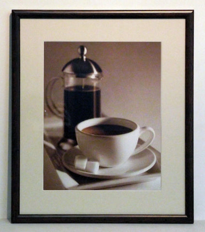 Obraz - Filiżanka z kawą - reprodukcja w ramie A8613 33x39 cm - Obrazy Reprodukcje Ramy | ergopaul.pl