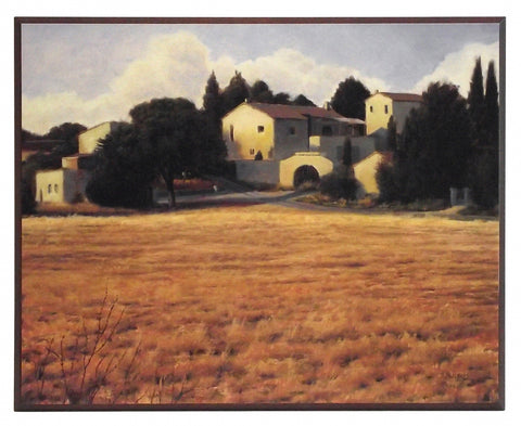 Obraz - Widok z pola na wioskę - reprodukcja na płycie A8627 51x41 cm - Obrazy Reprodukcje Ramy | ergopaul.pl