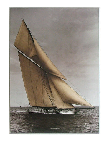 Obraz - Jacht vintage - reprodukcja fotografii A2508 na płycie 71x101 cm. - Obrazy Reprodukcje Ramy | ergopaul.pl