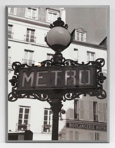Obraz - Fotografia miasta-tabliczka metro - reprodukcja na płycie A6507 31x41 cm. - Obrazy Reprodukcje Ramy | ergopaul.pl
