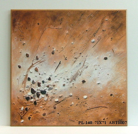 Obraz - Kamienie na piasku - reprodukcja na płycie ABT1007 71x71 cm - Obrazy Reprodukcje Ramy | ergopaul.pl