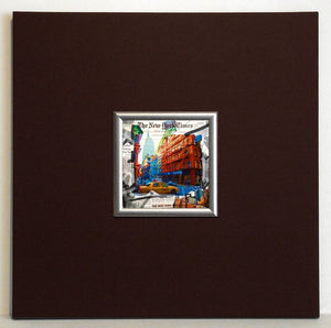 Obraz - Kolorowa ulica, Nowy Jork - reprodukcja w ramie IGP4332 50x50 cm - Obrazy Reprodukcje Ramy | ergopaul.pl