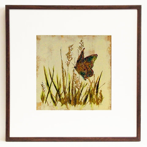 Obraz - Motyl w trawach - reprodukcja w ramie A5783 50x50 cm - Obrazy Reprodukcje Ramy | ergopaul.pl
