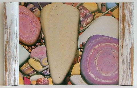 Obraz - Kolorowe kamienie - reprodukcja w półramie GD106R/1 45x36 cm - Obrazy Reprodukcje Ramy | ergopaul.pl