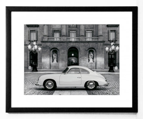 Obraz - Samochód Vintage II, czarno-biała fotografia - reprodukcja 3AP3327-40 oprawiona w ramę 50x40 cm. - Obrazy Reprodukcje Ramy | ergopaul.pl