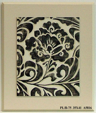 Obraz - Roślinne ornamenty - reprodukcja na płycie A5816 35x41 cm - Obrazy Reprodukcje Ramy | ergopaul.pl