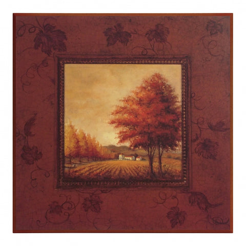 Obraz - Jesienny pejzaż - reprodukcja na płycie A4643 51x51 cm - Obrazy Reprodukcje Ramy | ergopaul.pl