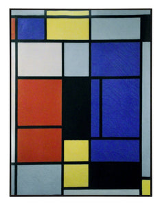 Obraz - Mondrian, Tablica - reprodukcja na płycie 3MON2117 61x81 cm. - Obrazy Reprodukcje Ramy | ergopaul.pl