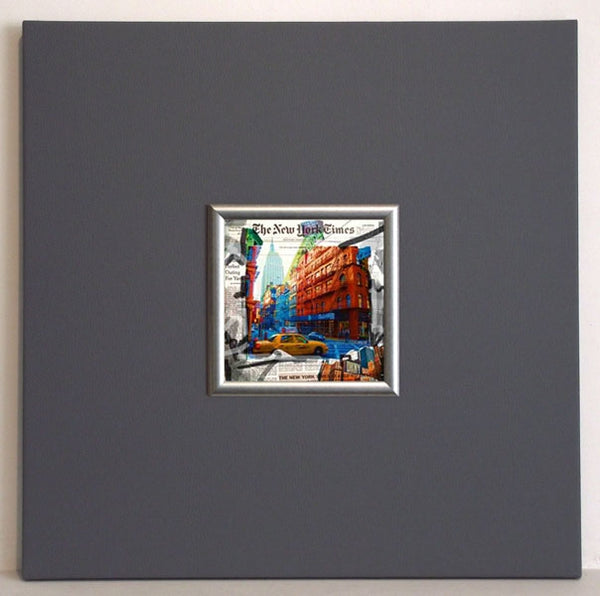 Obraz - Kolorowa ulica, Nowy Jork - reprodukcja w ramie IGP4332 50x50 cm - Obrazy Reprodukcje Ramy | ergopaul.pl