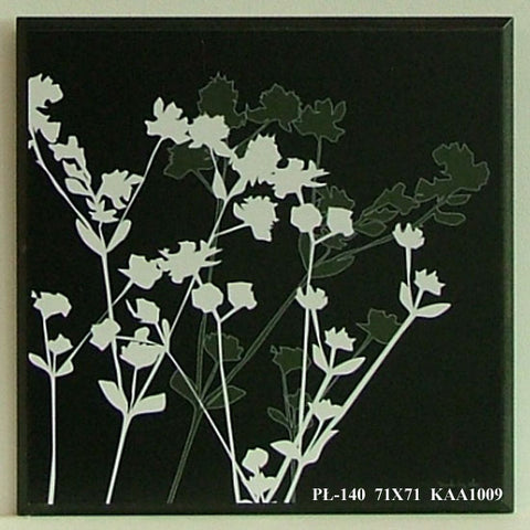 Obraz - Białe i brązowe rośliny - reprodukcja na płycie KAA1009 71x71 cm - Obrazy Reprodukcje Ramy | ergopaul.pl