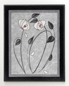 Obraz - Kubistyczne pąki kwiatów - reprodukcja na płycie DEH1006 41x51 cm - Obrazy Reprodukcje Ramy | ergopaul.pl