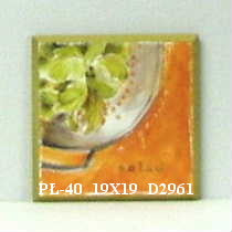 Obraz - Kolorowa kuchnia, bazylia - reprodukcja na płycie D2961 19x19 cm - Obrazy Reprodukcje Ramy | ergopaul.pl