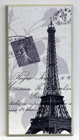 Obraz - Pocztówka z Francji, Wieża Eiffla - Decograph AB2131 26x51 cm - Obrazy Reprodukcje Ramy | ergopaul.pl