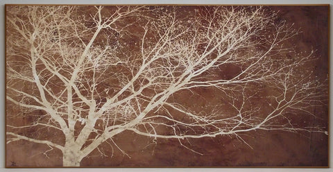 Obraz - Graficzne drzewo, negatyw - reprodukcja na płycie 2AI1270 139x71 cm. - Obrazy Reprodukcje Ramy | ergopaul.pl
