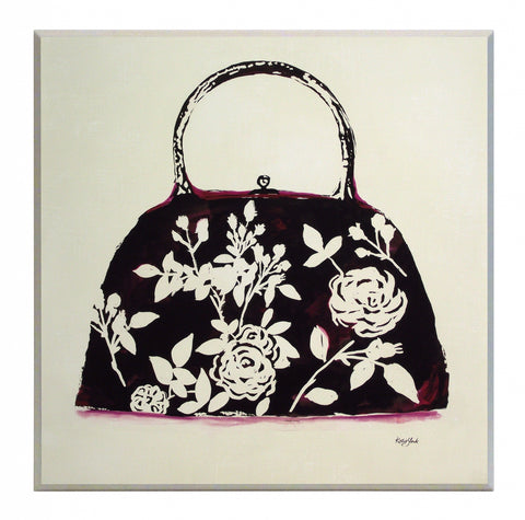Obraz - Orientalne kwiaty, torba - reprodukcja na płycie A5803 51x51 cm - Obrazy Reprodukcje Ramy | ergopaul.pl