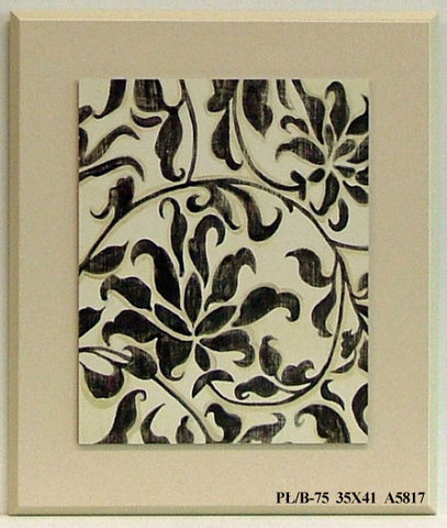 Obraz - Roślinne ornamenty - reprodukcja na płycie A5817 35x41 cm - Obrazy Reprodukcje Ramy | ergopaul.pl