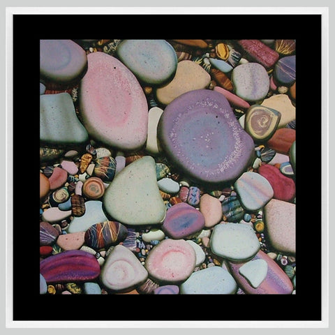Obraz - Kolorowe kamienie - reprodukcja w ramie GD104R 70x70 cm - Obrazy Reprodukcje Ramy | ergopaul.pl