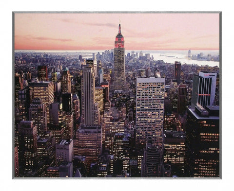 Obraz - Manhattan o zmierzchu - reprodukcja MC1261 na płycie 51x41 cm. - Obrazy Reprodukcje Ramy | ergopaul.pl