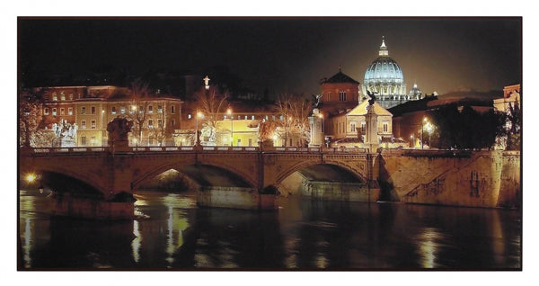 Obraz - Architektura Rzymu nocą - reprodukcja na płycie 2VR321 101x51 cm - Obrazy Reprodukcje Ramy | ergopaul.pl