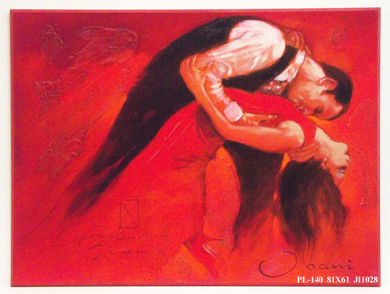 Obraz - Ogniste tango, para w tańcu - reprodukcja na płycie JI1028 81x61 cm - Obrazy Reprodukcje Ramy | ergopaul.pl