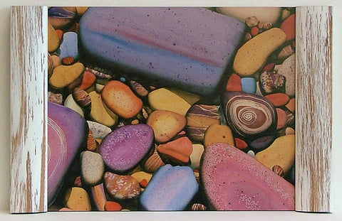 Obraz - Kolorowe kamienie - reprodukcja w półramie GD106R/2 45x36 cm - Obrazy Reprodukcje Ramy | ergopaul.pl
