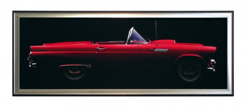 Obraz - Samochód z kolekcji, Ford Thunderbird Cabriolet, 1955r. - reprodukcja w ramie 4HH696 95x33 cm - Obrazy Reprodukcje Ramy | ergopaul.pl