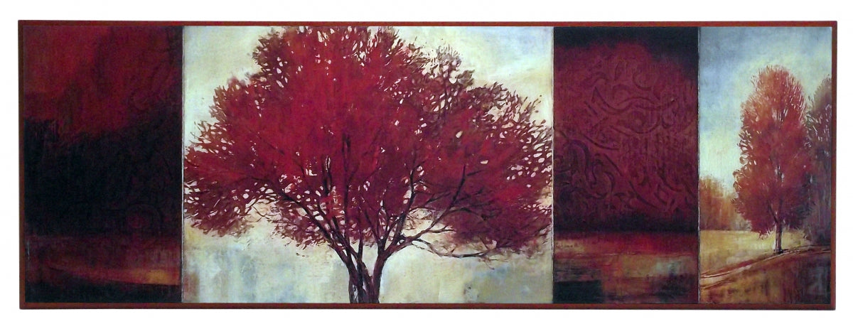 Obraz - Pejzaże z drzewami - reprodukcja na płycie A4663EX 97x34 cm - Obrazy Reprodukcje Ramy | ergopaul.pl
