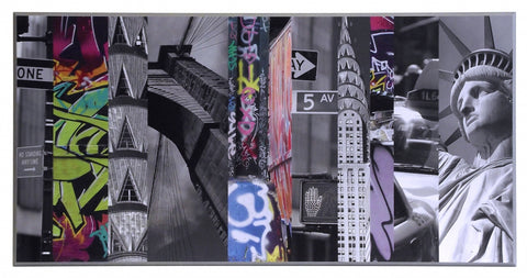 Obraz - New York, Nowy York we fragmentach - Decograph A8621 101x51 cm - Obrazy Reprodukcje Ramy | ergopaul.pl