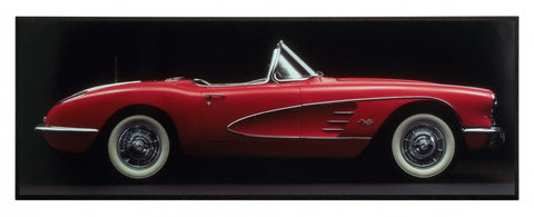Obraz - Samochód Vintage Corvette - reprodukcja na płycie 4AP1726-70 71x26 cm - Obrazy Reprodukcje Ramy | ergopaul.pl