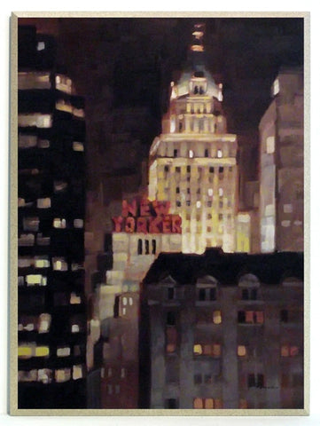 Obraz - Manhattan nocą - reprodukcja na płycie A6079 31x41 cm - Obrazy Reprodukcje Ramy | ergopaul.pl