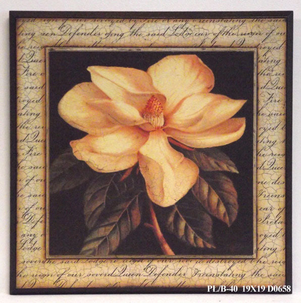 Obraz - Antyk, magnolia - reprodukcja na płycie D0658 19x19 cm - Obrazy Reprodukcje Ramy | ergopaul.pl