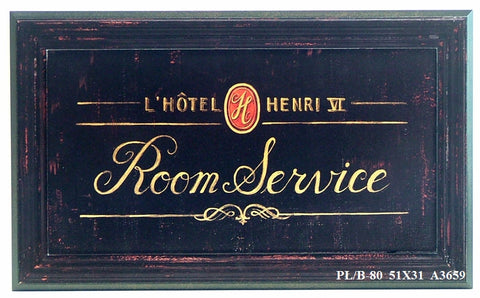 Obraz - Szyld hotelowy, obsługa, room service - reprodukcja na płycie A3659 51x31 cm - Obrazy Reprodukcje Ramy | ergopaul.pl