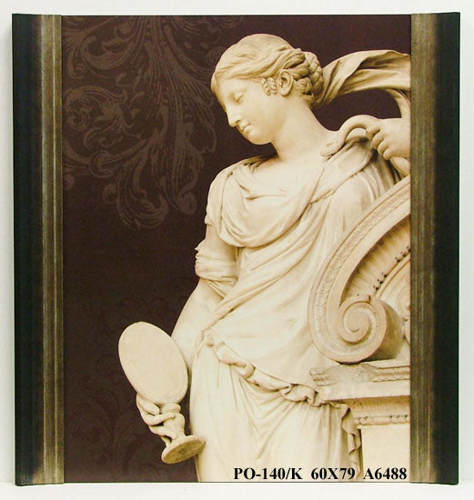 Obraz - Antyczna rzeźba kobiety - reprodukcja w półramie A6488 60x79 cm - Obrazy Reprodukcje Ramy | ergopaul.pl